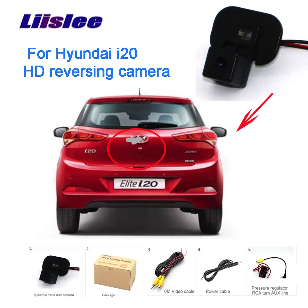 Liislee для Hyundai i20 HD CCD Accent Sedan камера заднего вида парковочная + Широкий угол|Камеры