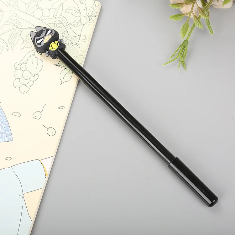 40 шт. мультяшная силиконовая головка кошка нейтральная ручка милые учиться