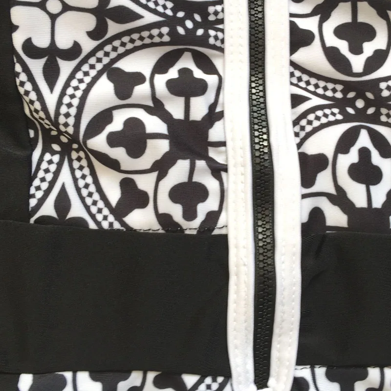 Купальник с глубоким треугольным вырезом на молнии винтажный купальник высокой