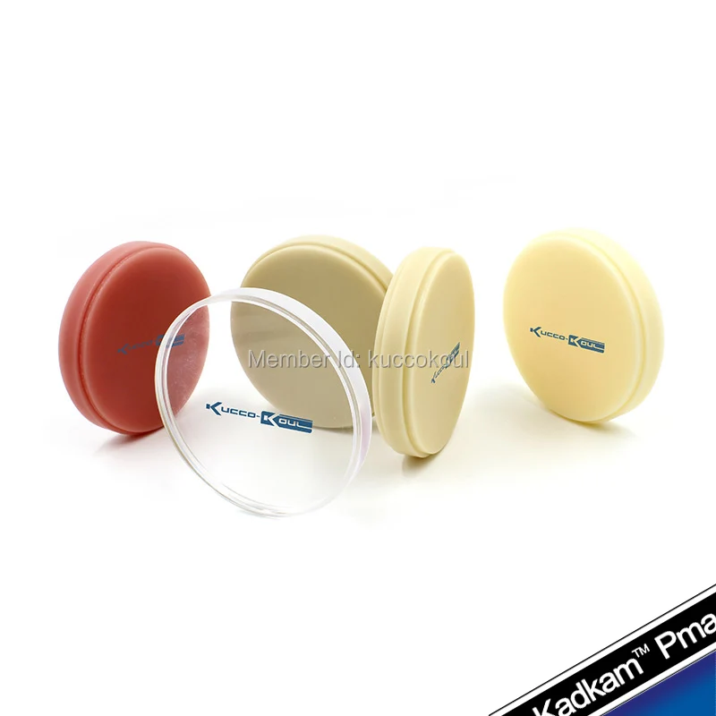 OD98 * 18 мм 10 шт./партия Dental CAD/CAM Crystaland розового цвета из оргстекла ПММА в заготовка