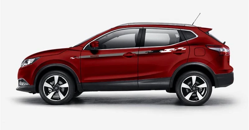 World Datong Racing Sport Stripes для Nissan QASHQAI Mark Levinson Боковая дверь наклейка автомобильная виниловая пленка