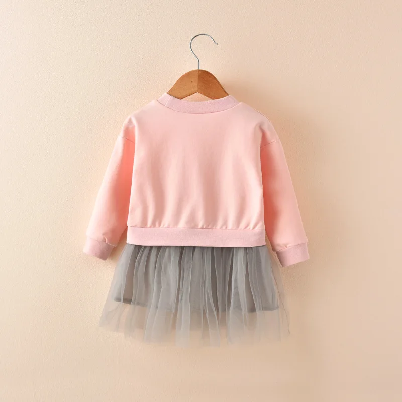 Платье для девочки dangmoke повседневное весеннее платье с длинным рукавом девочек