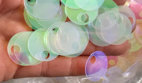 

20 мм боковое отверстие, большое отверстие, прозрачные белые блестки, шапочка «сделай сам», бисер, блестки, цвет белый, блестки