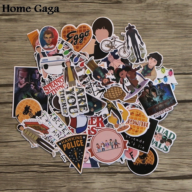 20 компл./лот Homegaga 66 шт./компл. странные вещи diy 90s художественный блокнот с рисунком телефона ноутбука Скрапбукинг альбом наклейки D1437