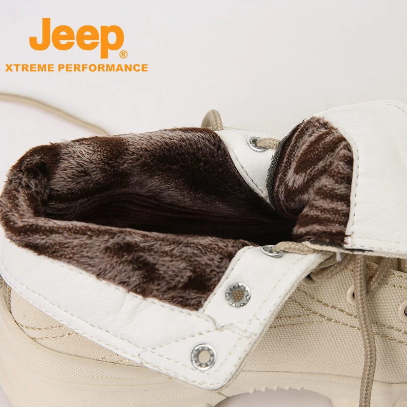 Jeep Аутентичные мужские/женские кожаные уличные спортивные рабочие ботинки martin Повседневная Высокая походная обувь плюс бархат