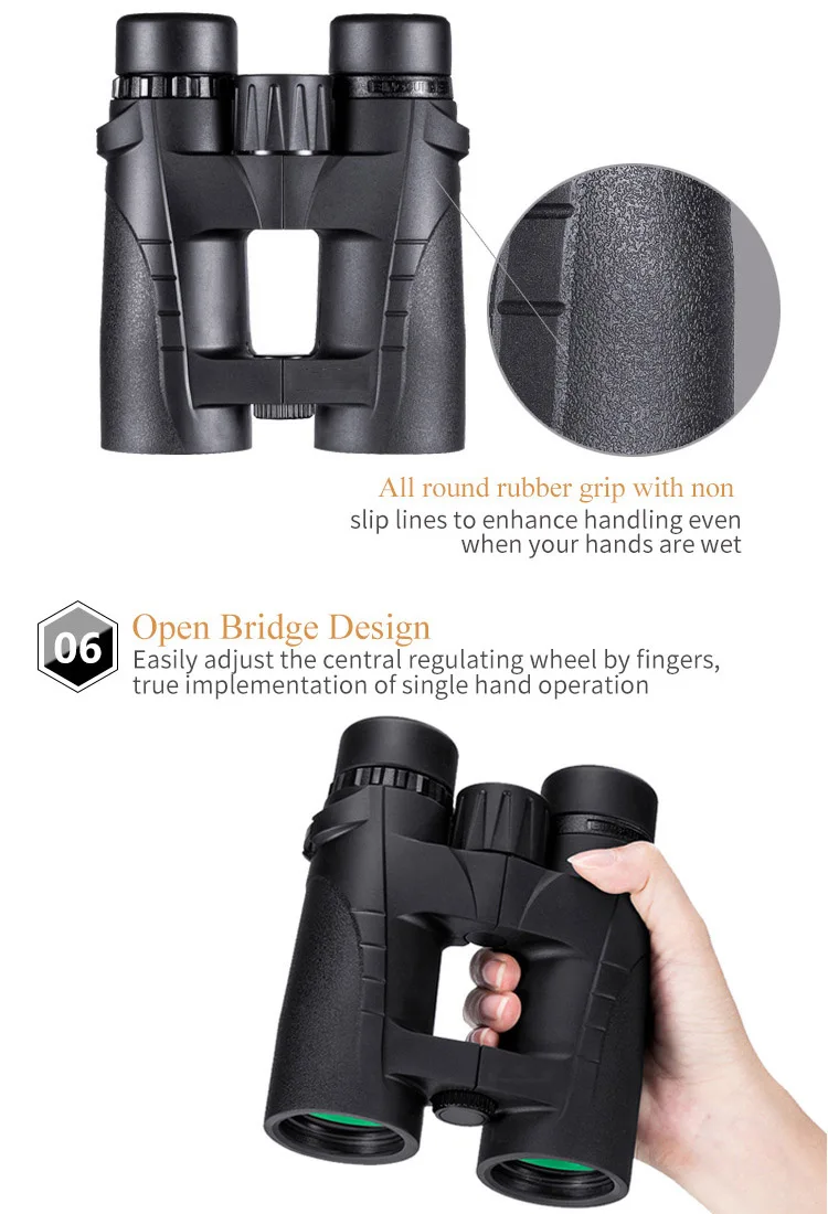 Мощный телескоп ночного видения бинокль зум 10X42 HD оптический spyglass для birdwatch туризма Снайпер Охота Зрительная труба