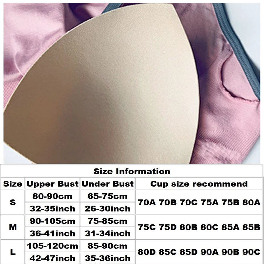 Спортивный бюстгальтер на бретельках BINAND с перекрестными лямками сзади для