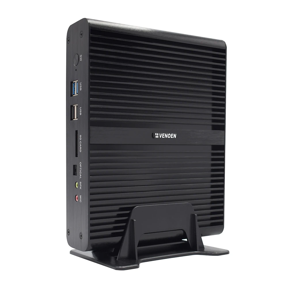 2 COM Win10 Core i5 i3 промышленный ПК Двойной Intel NUC без вентилятора minipc core i7 7660U графика 640 игровой компьютер HDMI DP HD 4K HTPC