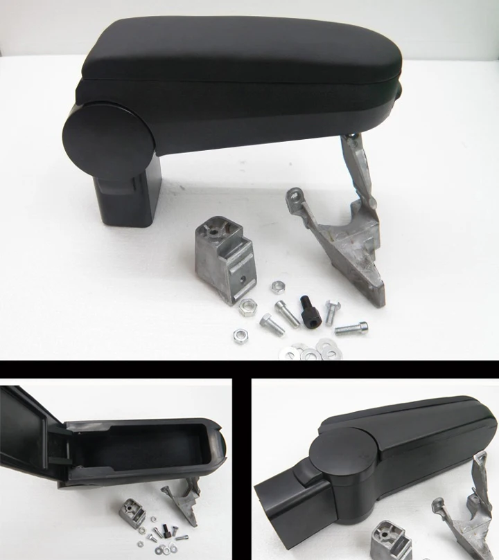 Черный подлокотник из искусственной кожи для VW Jetta MK4 Bora Golf 1999 2004|armrest leather|armrest