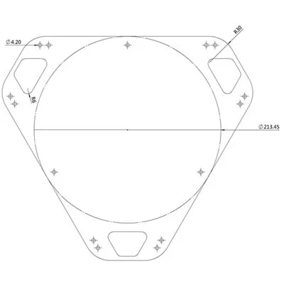 

Печатная пластина Kossel 180 мм