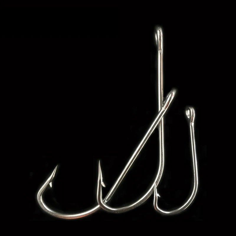 CN04 4/0 80 шт. рыболовный крючок Mustad из нержавеющей стали O'shaughnessy крючки для