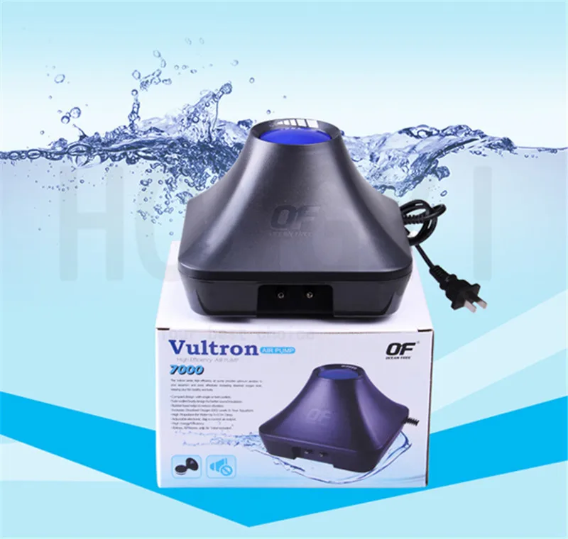 

OF volcanic air pump for aquarium fish tank fish aerobic ultra-quiet single double hole