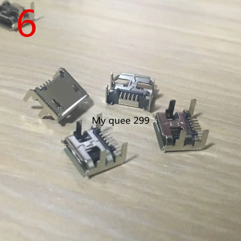 6 10PCS 24 models Micro usb connector Very common charging port for Lenovo Huawei ZTE Huawei and other brand mobile,tablet GPS - Color: 6 10PCS