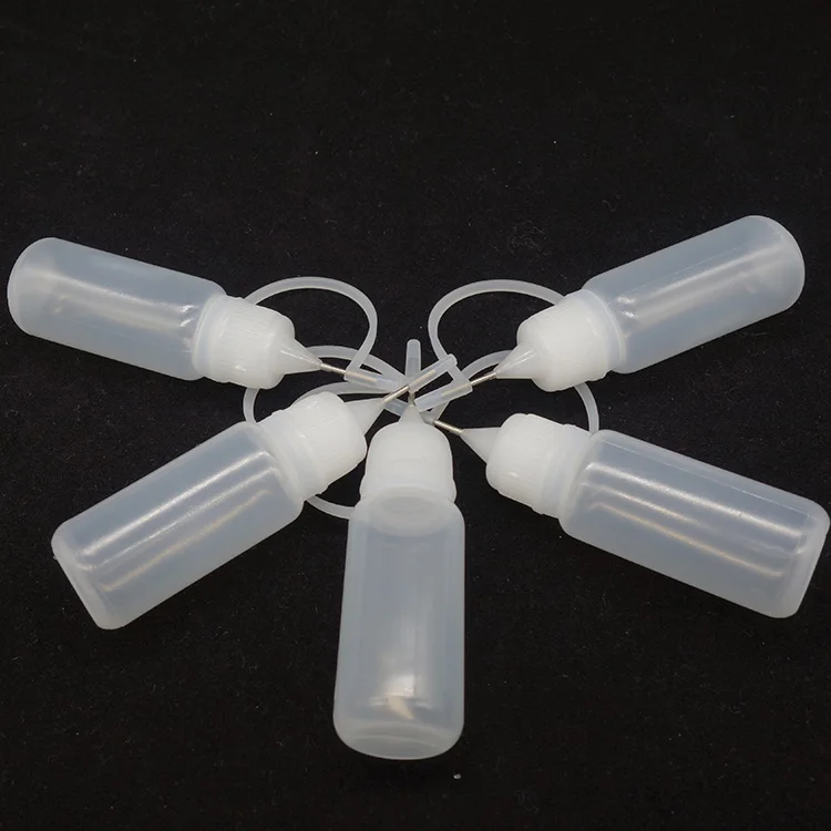 1pcs 10ml plastic PE eliquid ejuice bottle Electronic cigarette empty vape dropper filling needle tip bottle