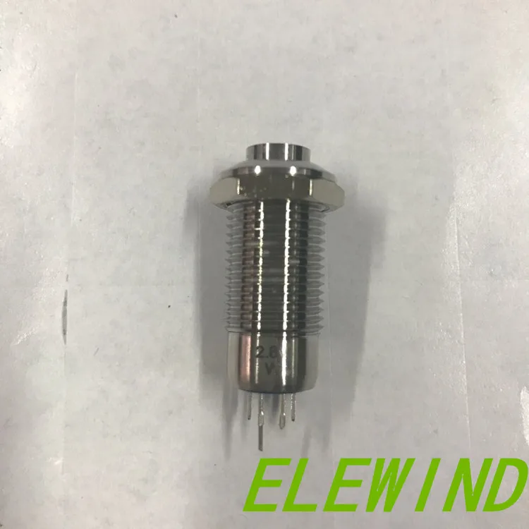 Кнопочный переключатель ELEWIND 12 мм Кольцо освещенное (PM121H-10ZE/J/W/2 8 В/с) |