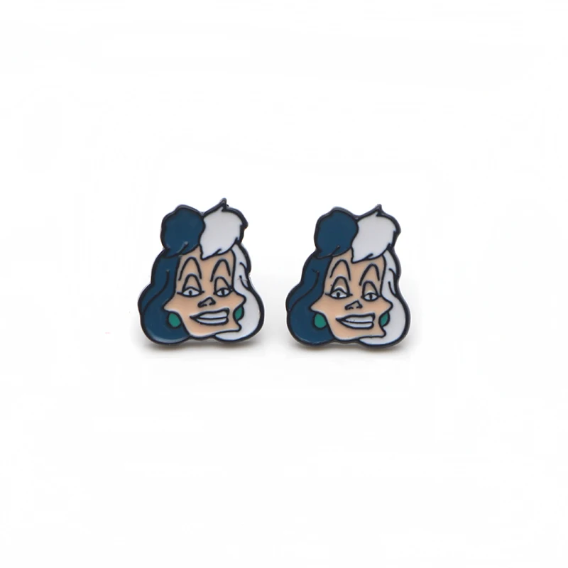 P3312 Dongmanli Cute Korea Steel Pierce Ear Stud kids Cute Earrings For Womens Enamel Earrings Party Jewelry Gifts Girls - Окраска металла: 3