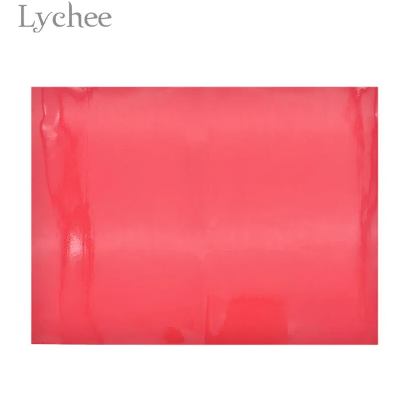 Lychee Life 29x21 см A4 зеркальный из ПВХ кожи ткань сплошной цвет искусственная кожа DIY
