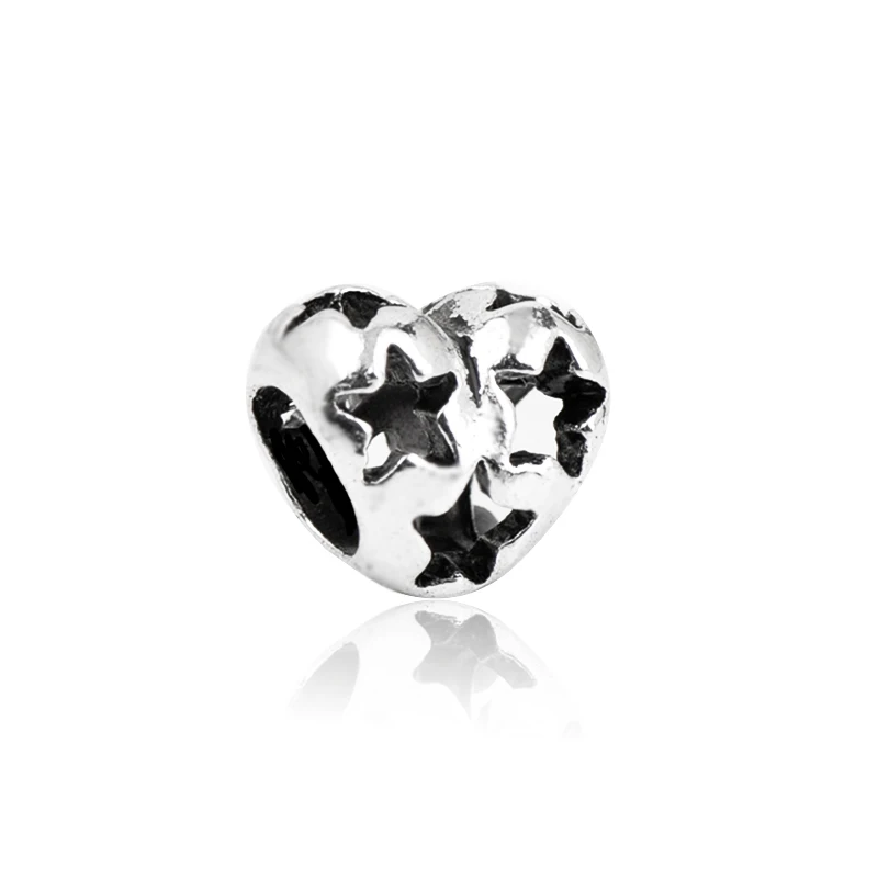 Макси мода эмаль Корона королева голова Любовь Сердце сплав бусины подходят Pandora