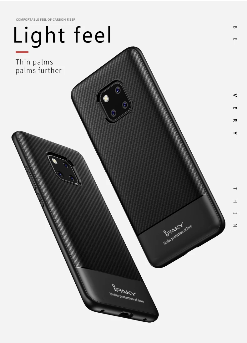 Mate 20 Pro Чехол iPaky Coque для huawei mate 20 Lite чехол из углеродного волокна Мягкий силиконовый чехол для huawei mate 20 Pro чехол s