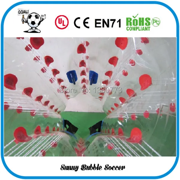 Free Shipping 8pcs (4pcs Red+4pcs Blue+2pc Blower)1.5M inflatable bubble ball suit body zorbing games sports. football | Игрушки и хобби