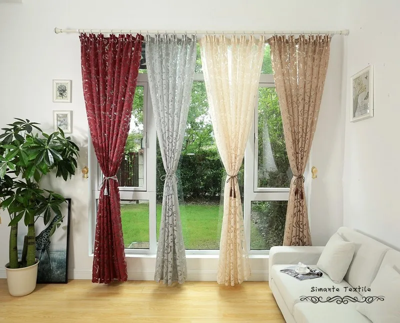 NAPEARL Европейский Стиль Домашний текстиль из жаккарда окна лечение cortinas для комнаты
