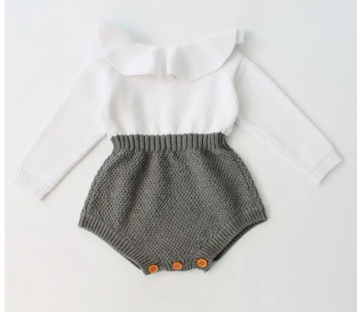 Оптовая продажа 4 шт./лот комбинезон для девочек детская одежда белый серый с