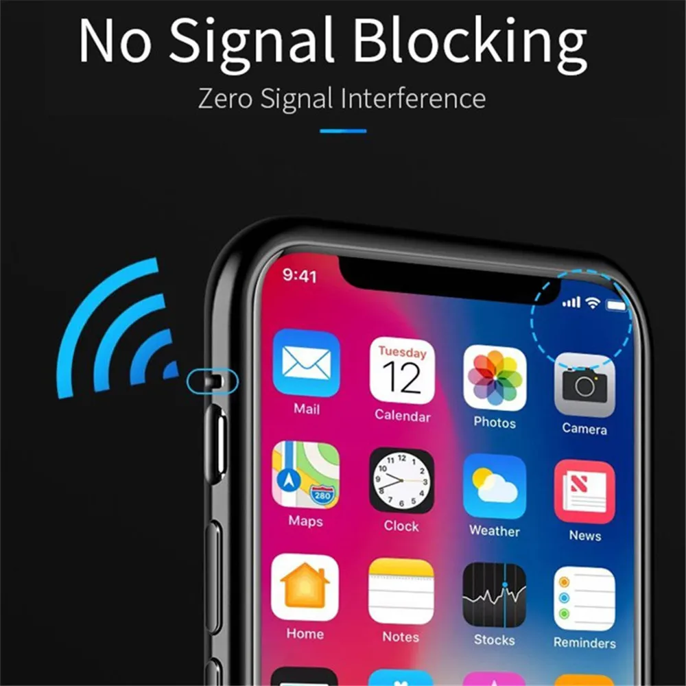 Дизайн WK полностью Магнитный поглощающий чехол для телефона iPhone X 7 8 Plus задняя
