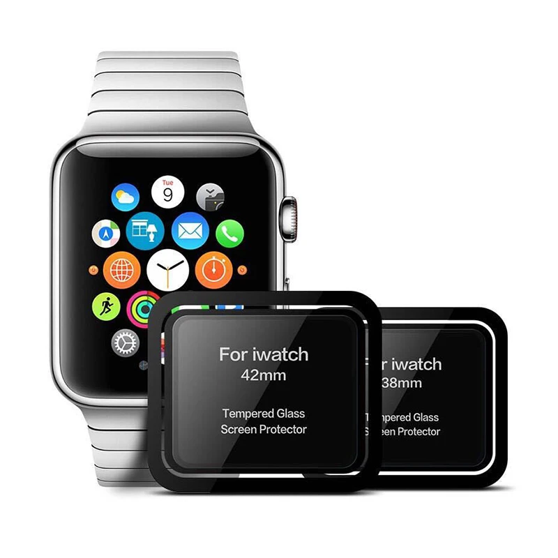Для наручных часов IWatch закалённое стекло с покрытием для Apple Watch 38 мм 42 версия 1 2