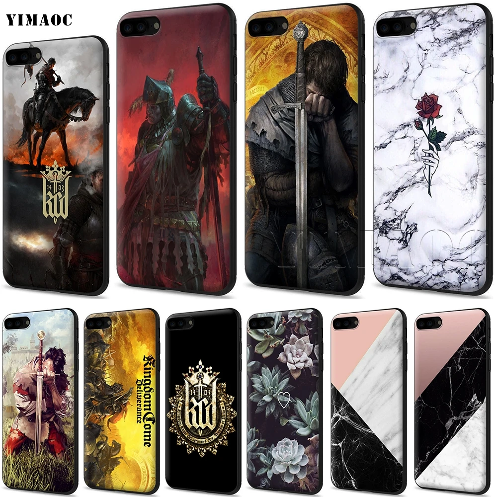 Мягкий чехол YIMAOC для Apple iPhone SE 2020 5 5s 6 6s 7 8 Plus XR X Xs 11 12 Pro Max mini | Мобильные телефоны и
