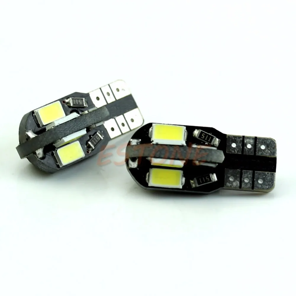 T10 8-светодиодный 5730 SMD 194 168 W5W клиновидный боковой задний автомобильный яркий