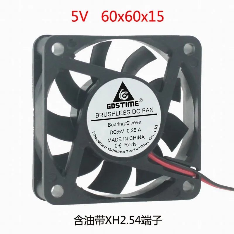 Мини вентилятор для источника питания 60*60*15 мм 6015 dc 5V 12V 24V|Вентиляторы| |