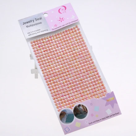 18*26 = 468 шт/шт) 5 мм Смола Подсолнух наклейка Бисер Кристалл AB Цвет DIY Rhinestone Камень полосатый самоклеющиеся 7 цветов - Цвет: Красный