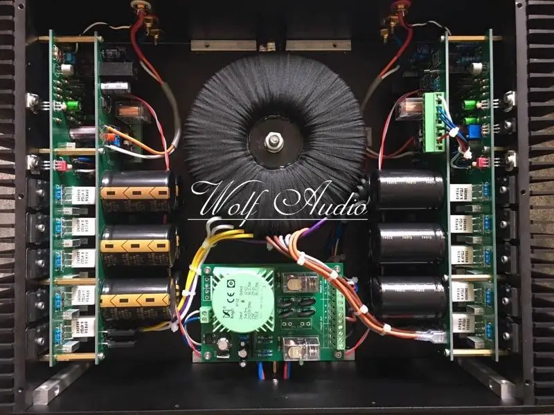 Последний список готовой P10 двухканальный усилитель мощности MJL4281A/MJL4302A HIFI усилитель 400 Вт+ 400 Вт