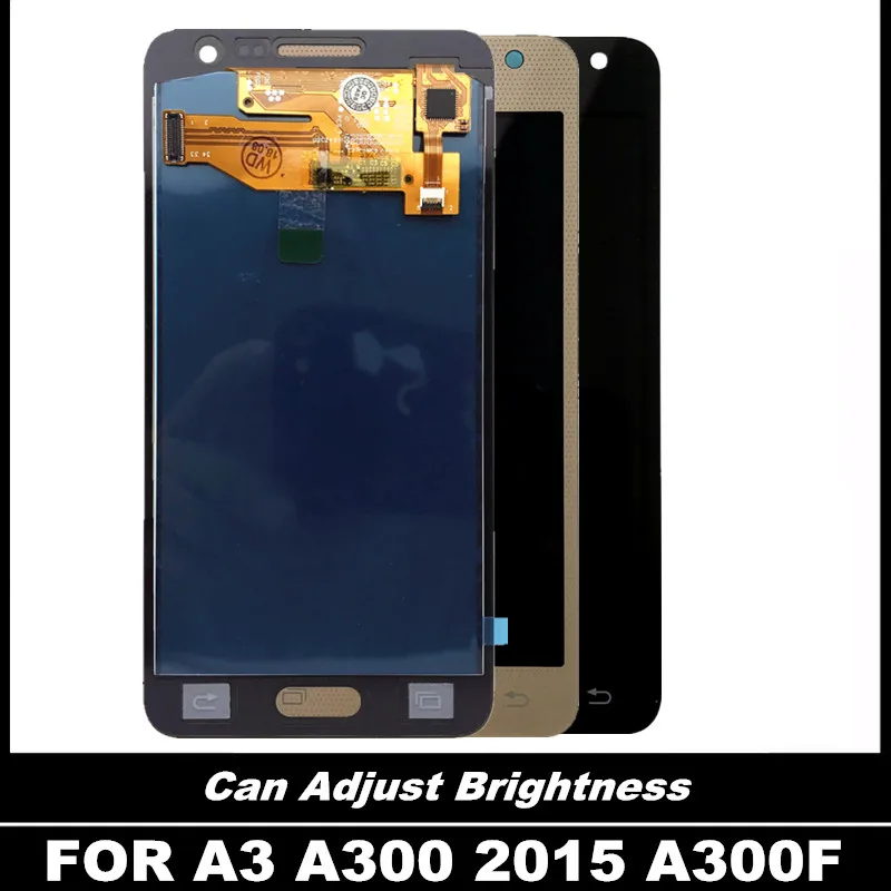 С Birghtness Управление A300 ЖК-дисплей для Samsung Galaxy A3 2015 a300f A300H Дисплей испытания
