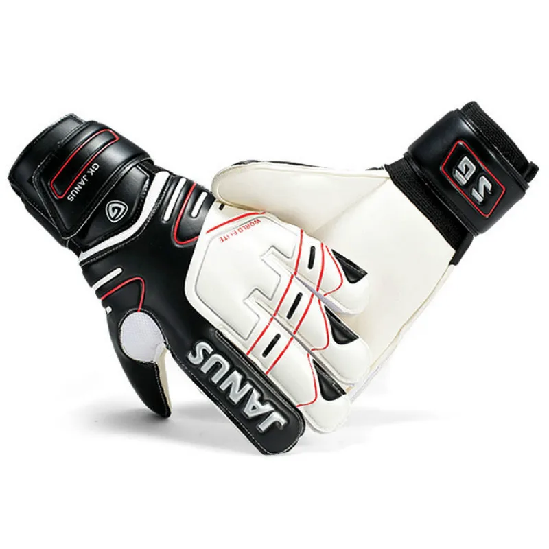 Профессиональные мужские перчатки вратаря с защитой пальцев утолщенные