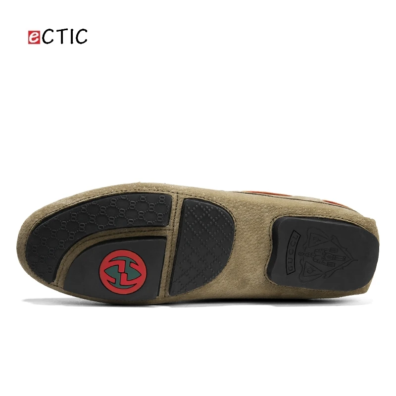 Туфли мужские из свиной кожи без задника летние мягкие Нескользящие | Обувь