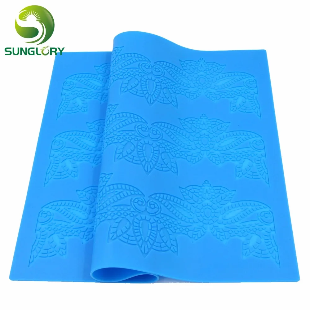 DIY силиконовый кружевной коврик кекс для украшения с помощью сахара инструменты