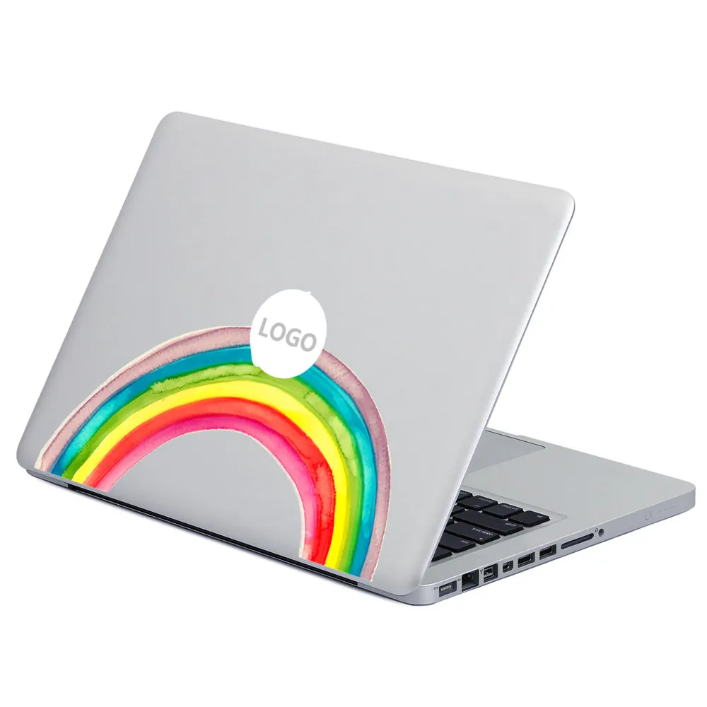 Акварель Радуга Дерево виниловая наклейка ноутбук Стикеры для DIY Macbook Pro Air 11 13 15 дюймов кожи ноутбука