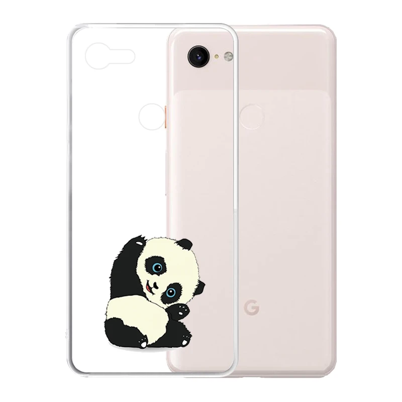 Мягкий силиконовый прозрачный ТПУ чехол для Google Pixel 4 3 XL 3A 2 прочный Чехол |