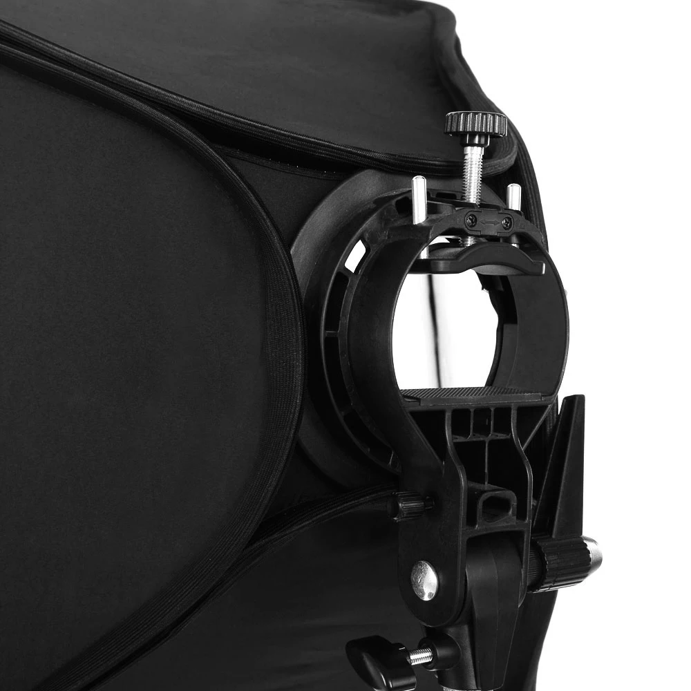 Godox Pro Регулируемая 80 см x 80 см вспышка софтбокс сотовая сетка комплект с s-образным кронштейном Bowen держатель для вспышки Speedlite