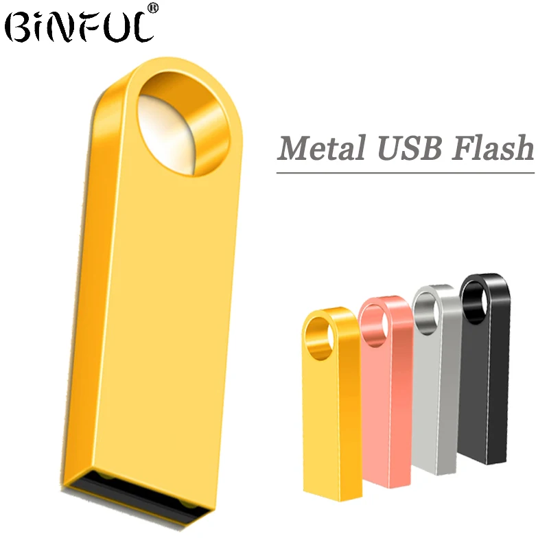 4 цвета Золотой/Серебряный/черный/розовое золото USB флеш накопитель ГБ 8 16 32 64 водонепроницаемый диск|USB