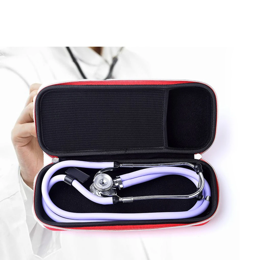 Предел 100 Сумки для хранения на молнии контейнер для 3 м Littmann классический легкий II двуголовый стетоскоп Сумки Чехол кошелек с отделениями