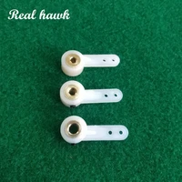 4pcslot diameter 2 12 63 14 1mm rudder arms landing gear steering arm diy accessories for rc airplanes parts