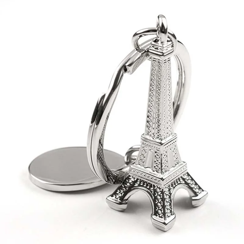 Silver KC022 12 шт./лот) Брелок «Эйфелева башня» Париж Тур Эйфелева брелок персонализированные сувениры Свадьба День рождения душ сувениры подарок KC022 - Цвет: Silver KC022