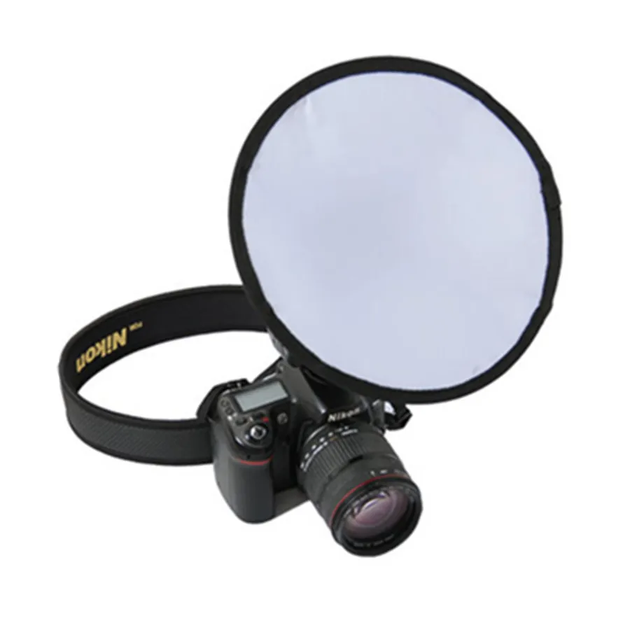20 см круглая форма Speedlite мини Софтбокс диффузор для Canon 600EX-RT 580EX II 430EX Nikon SB910 SB900 SB800