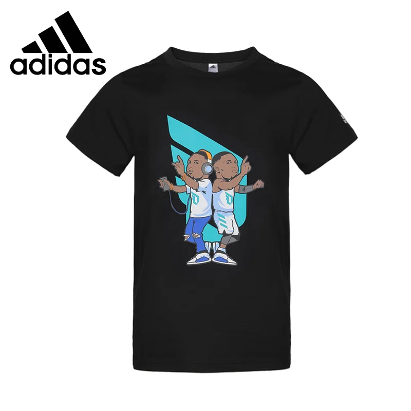 Новое поступление оригинальных мужских футболок Adidas DAME GEEK UP спортивная одежда с