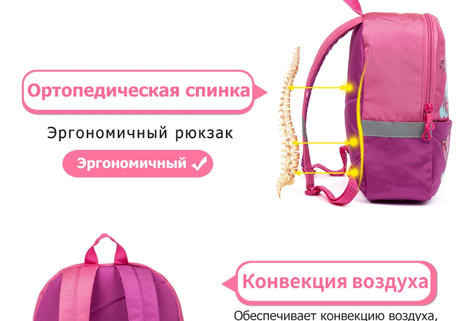 Гризли Детский рюкзак милый мультфильм печать детский сад Сумки для 1-3-5 лет девочек мальчиков школьная сумка водонепроницаемый Книга сумка