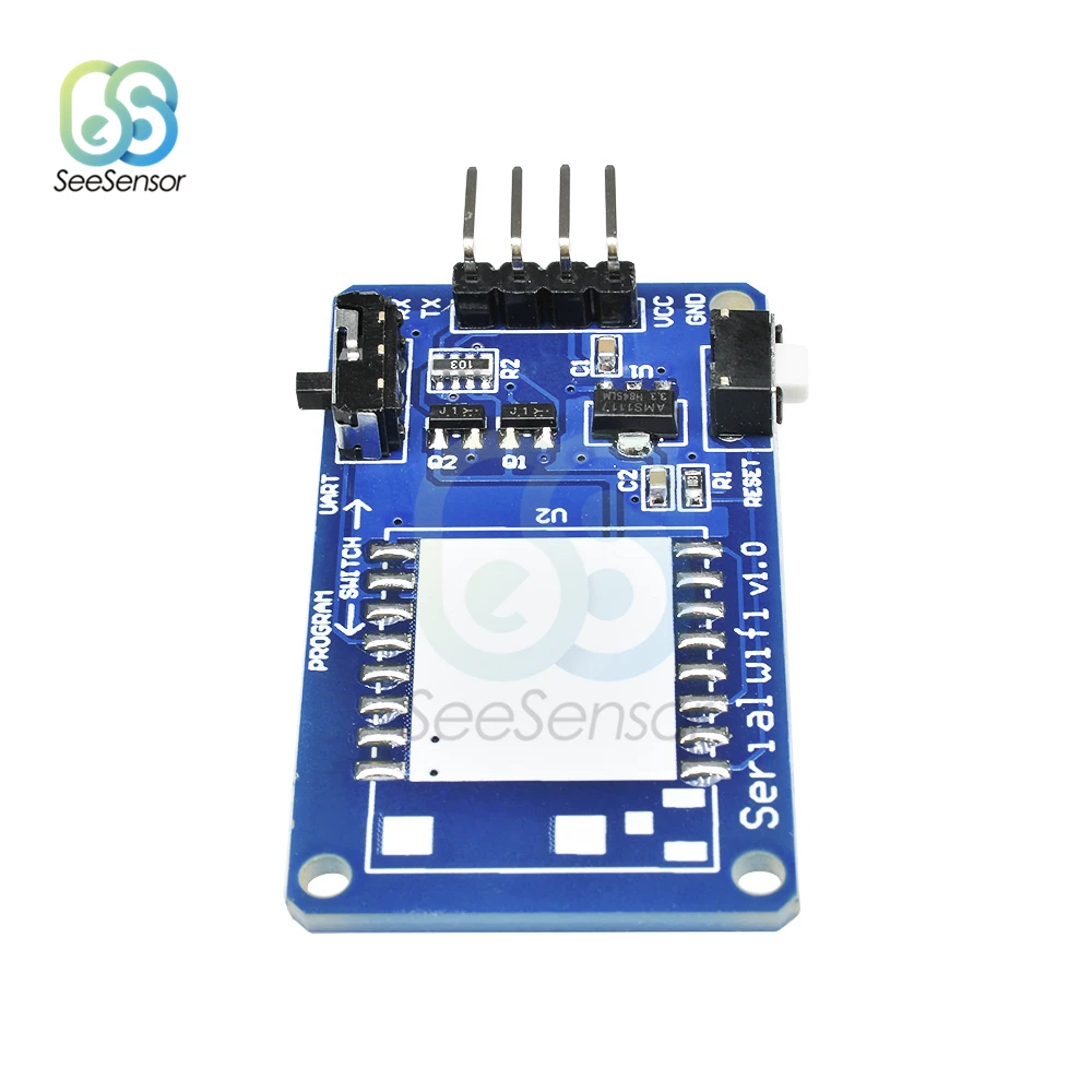 4,5-5 V ESP8266 ESP-07 ESP07 V1.0 WI-FI последовательный адаптер приемопередатчика доска для Arduino