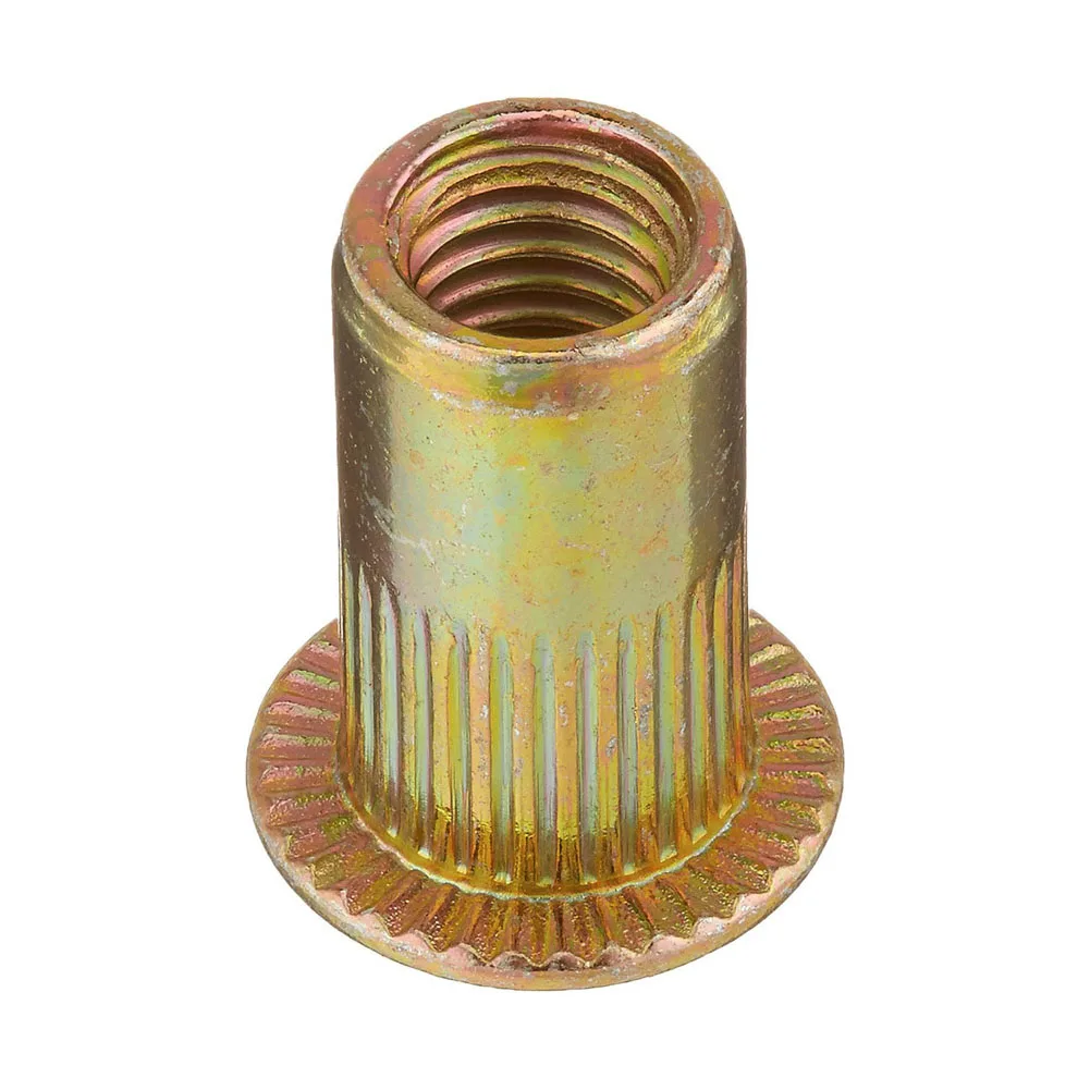 

Useful 20pcs Flat Head Metric Steel M5 Blind Insert Rivet Nut Rivnut