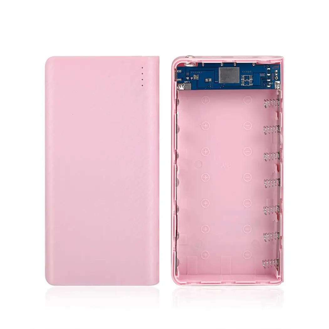 Портативный светодиодный индикатор 18650 с двумя портами usb power Bank|Аксессуары для